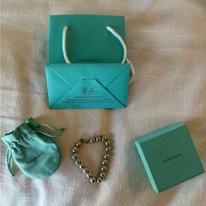 Tiffany & Co Silver Hardware Ball Bracelet